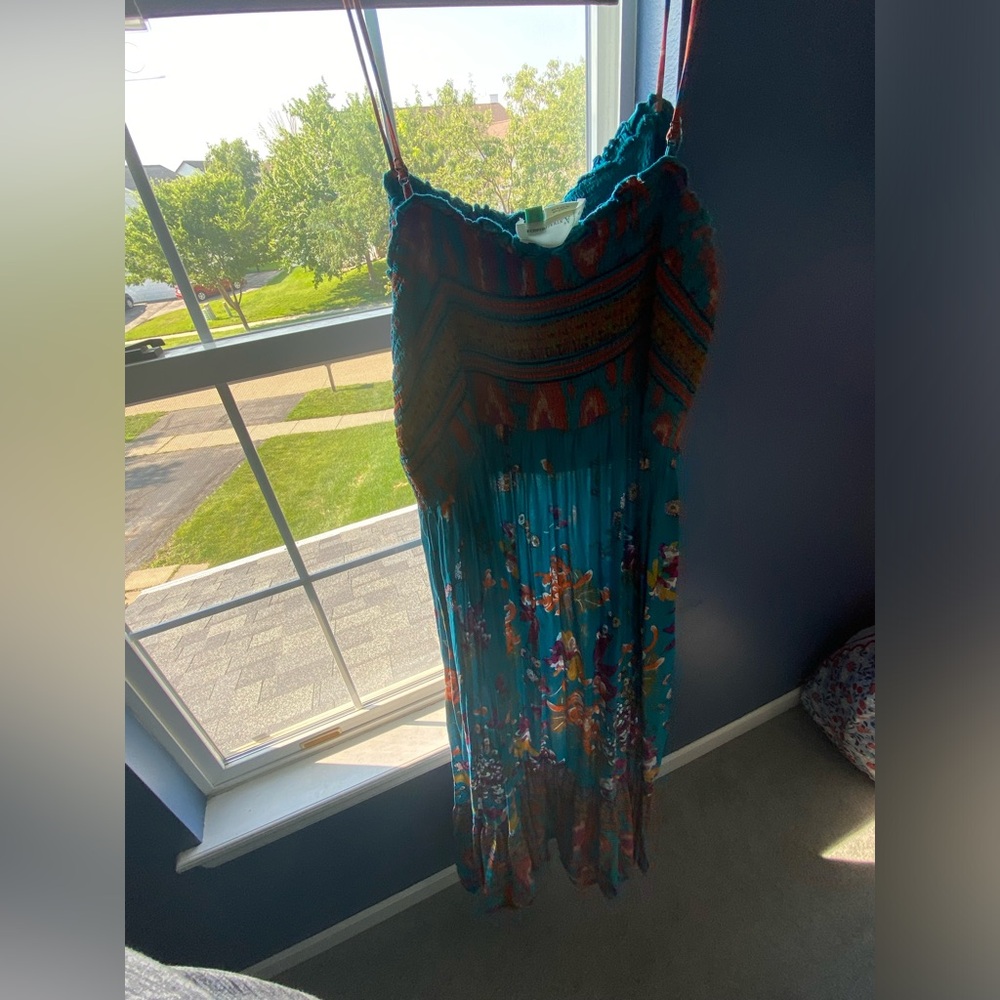 Floral dress beach cover